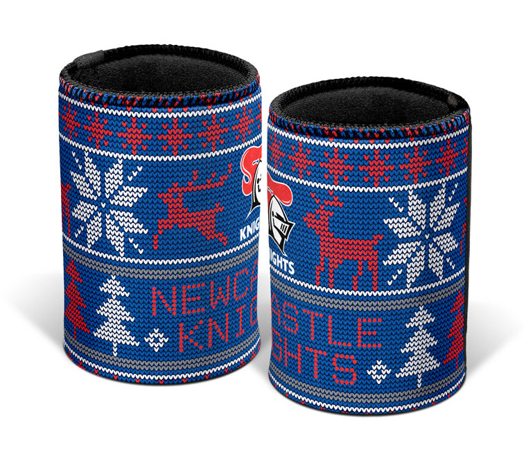 Newcastle Knights Stubby Cooler - Christmas