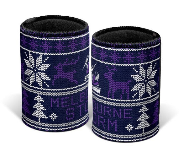 Melbourne Storm Stubby Cooler - Christmas