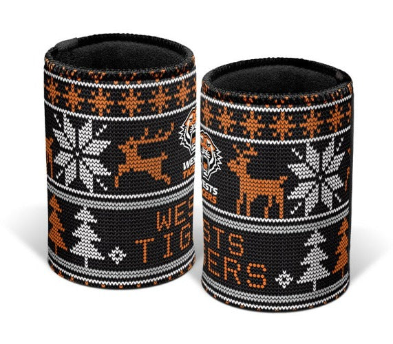 Wests Tigers Stubby Cooler - Christmas