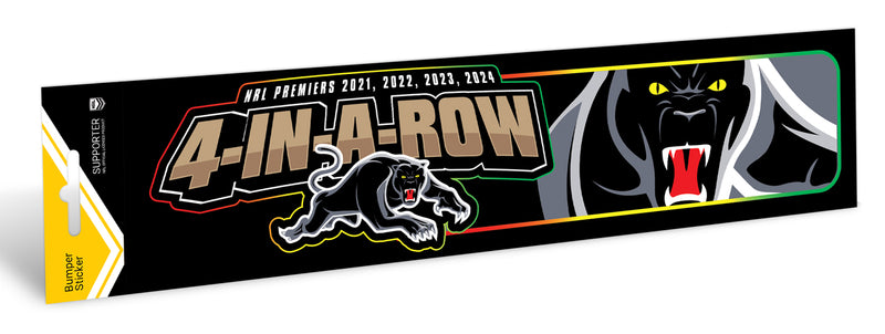 *PRE ORDER 21/10* Penrith Panthers 2024 Premiers Car Bumper Sticker - Logo