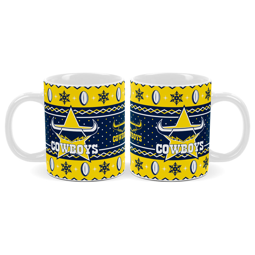 North Queensland Cowboys Coffee Mug - Christmas