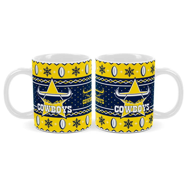 North Queensland Cowboys Coffee Mug - Christmas