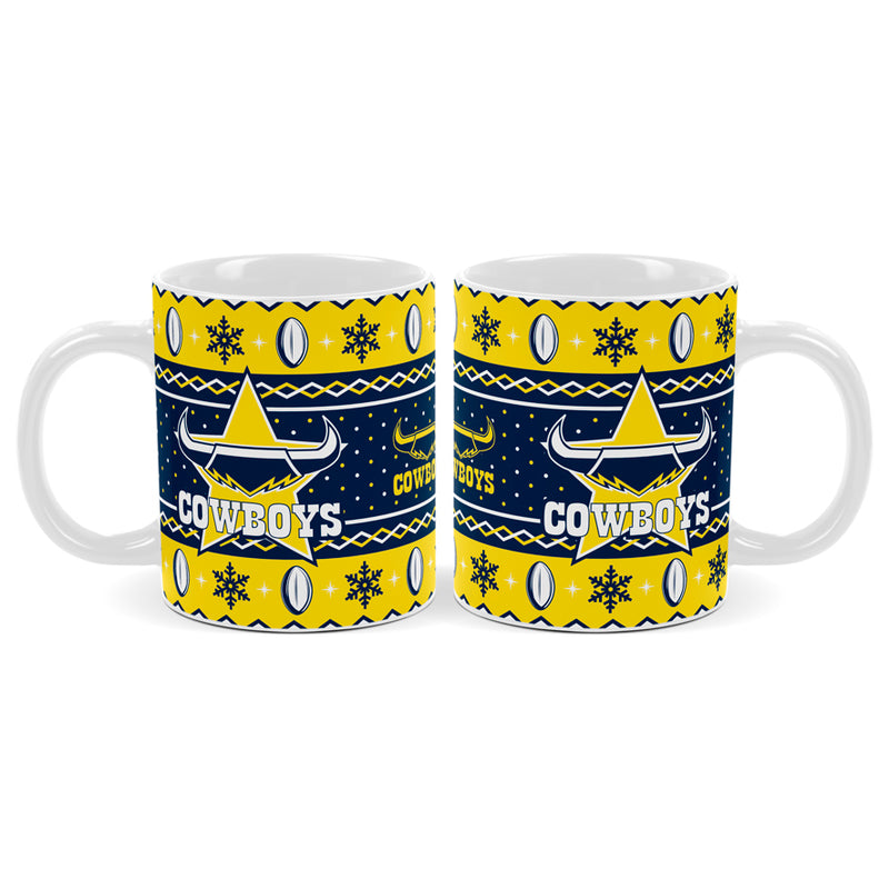 North Queensland Cowboys Coffee Mug - Christmas