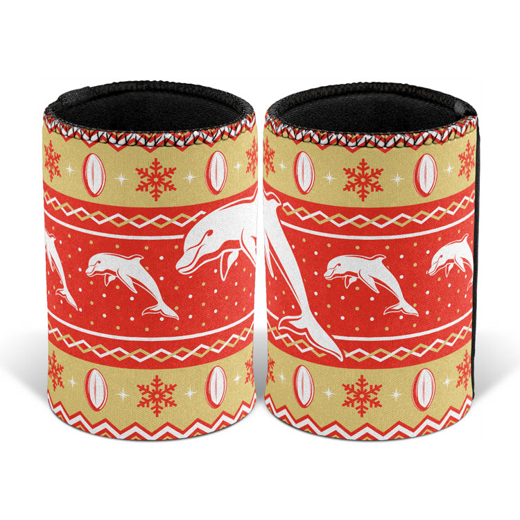 Dolphins Stubby Cooler - Christmas