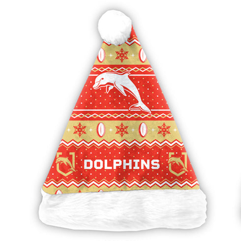 Dolphins Santa Hat