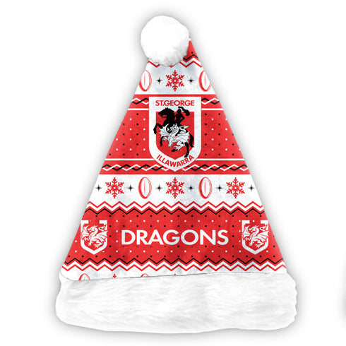St George Illawarra Dragons Santa Hat