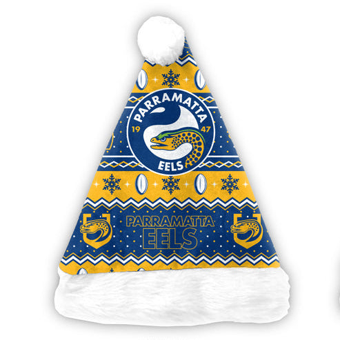 Parramatta Eels Santa Hat