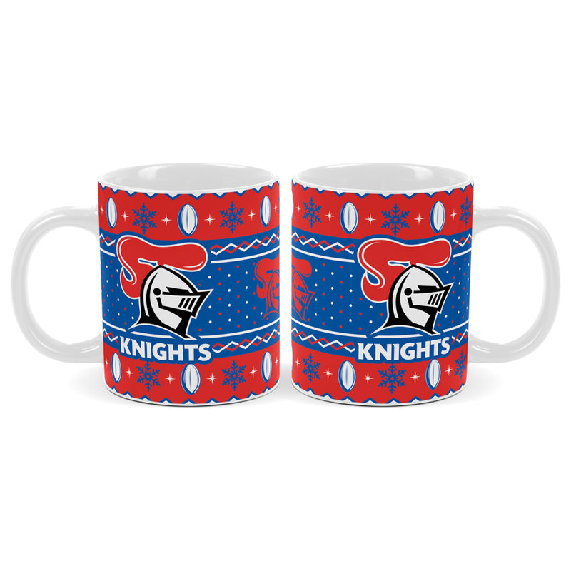 Newcastle Knights Coffee Mug - Christmas