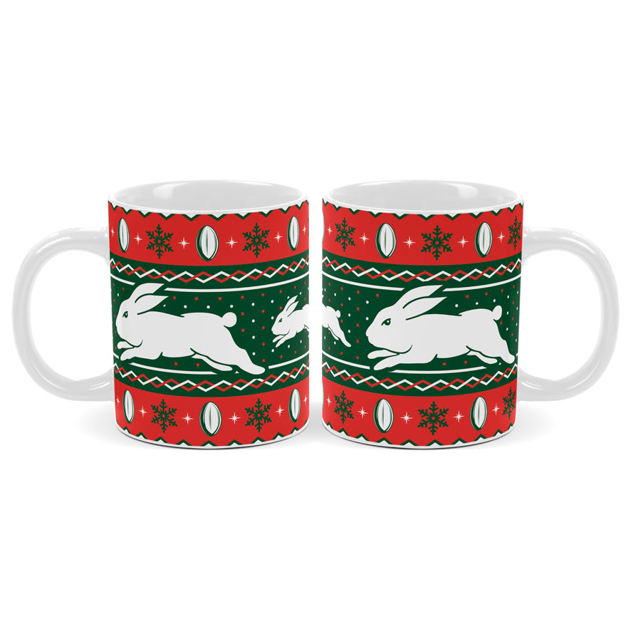South Sydney Rabbitohs Coffee Mug - Christmas
