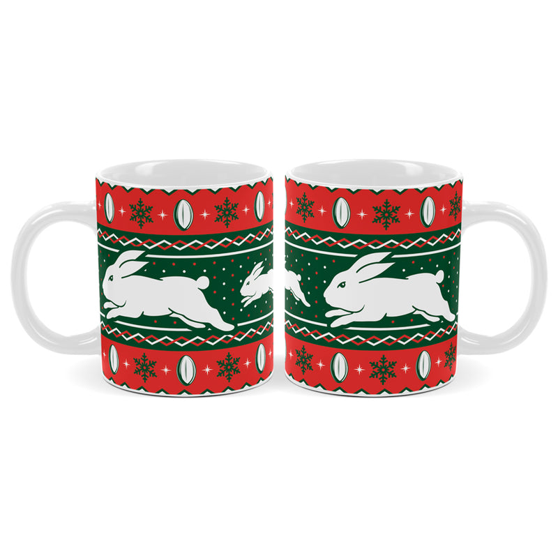 South Sydney Rabbitohs Coffee Mug - Christmas