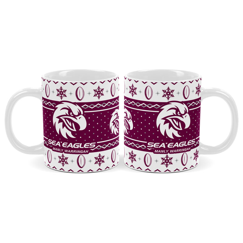 Manly Sea Eagles Coffee Mug - Christmas