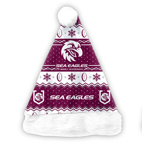Manly Sea Eagles Santa Hat
