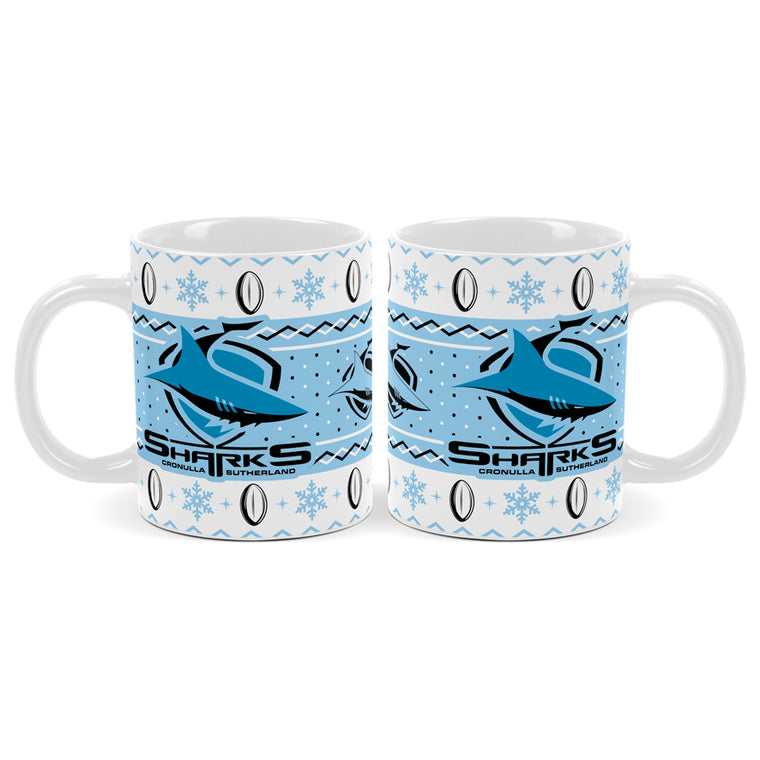 Cronulla Sharks Coffee Mug - Christmas