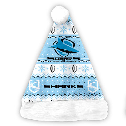 Cronulla Sharks Santa Hat