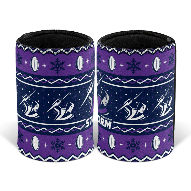 Melbourne Storm Stubby Cooler - Christmas