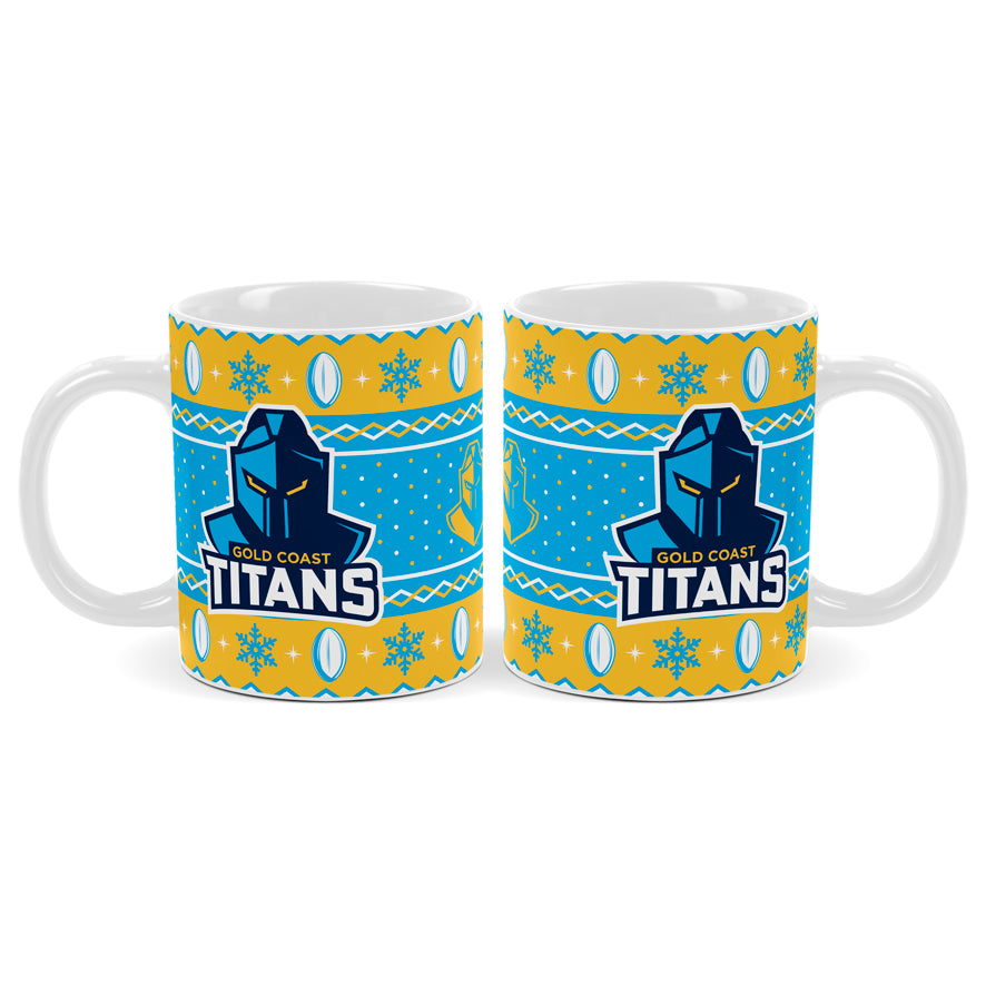 Gold Coast Titans Coffee Mug - Christmas