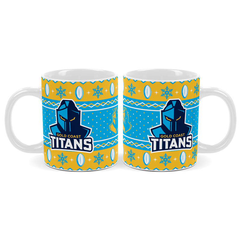 Gold Coast Titans Coffee Mug - Christmas