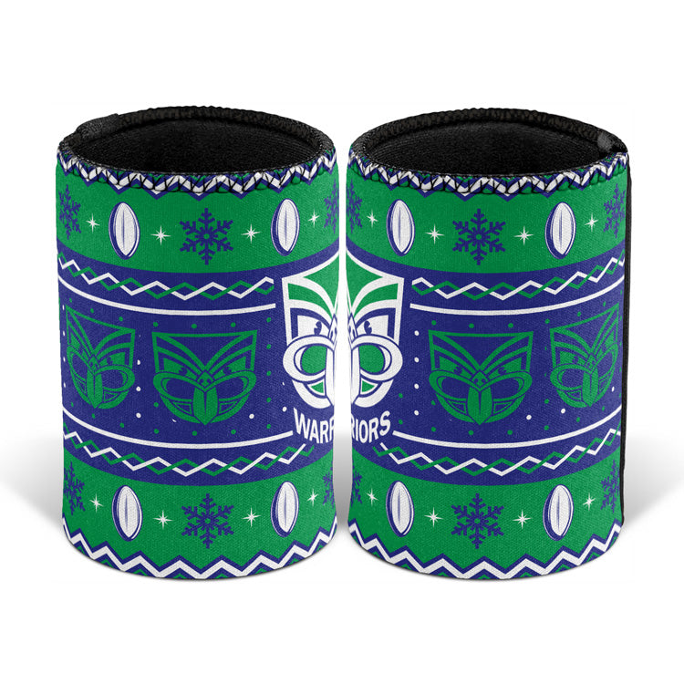 New Zealand Warriors Stubby Cooler - Christmas