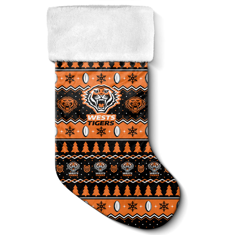 Wests Tigers Christmas Stocking