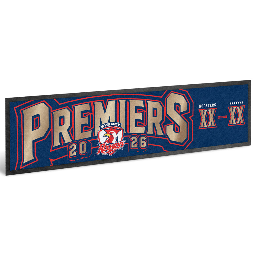 *PRE ORDER 16/10* Sydney Roosters 2026 Premiers Bar Runner - Logo