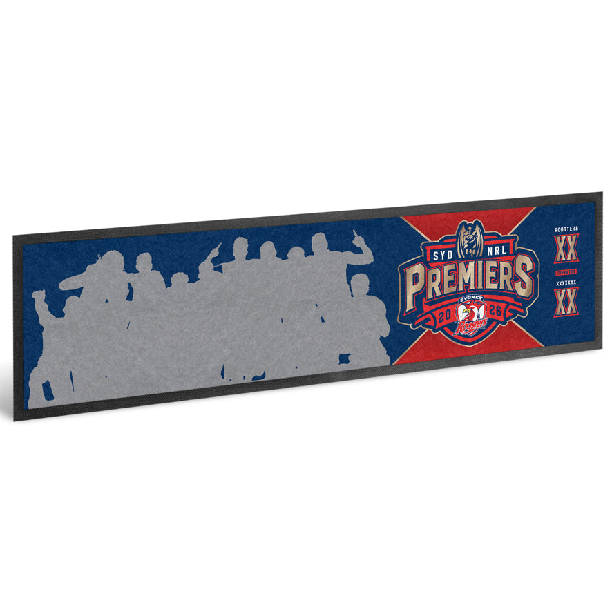 *PRE ORDER 18/12* Sydney Roosters 2026 Premiers Bar Runner - Team Photo