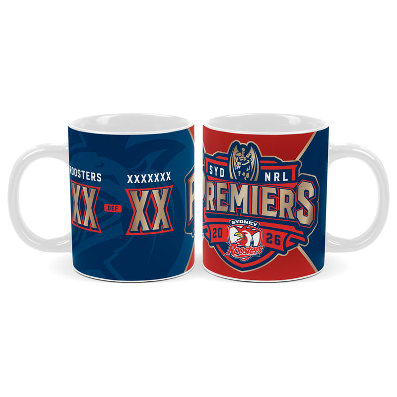 *PRE ORDER 16/10* Sydney Roosters 2026 Premiers Coffee Mug - Logo