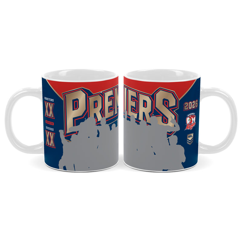 *PRE ORDER 18/12* Sydney Roosters 2026 Premiers Coffee Mug - Team Photo