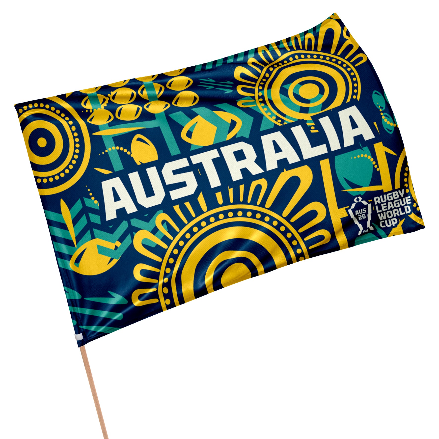 Australia 2026 Rugby League World Cup Flag - Standard