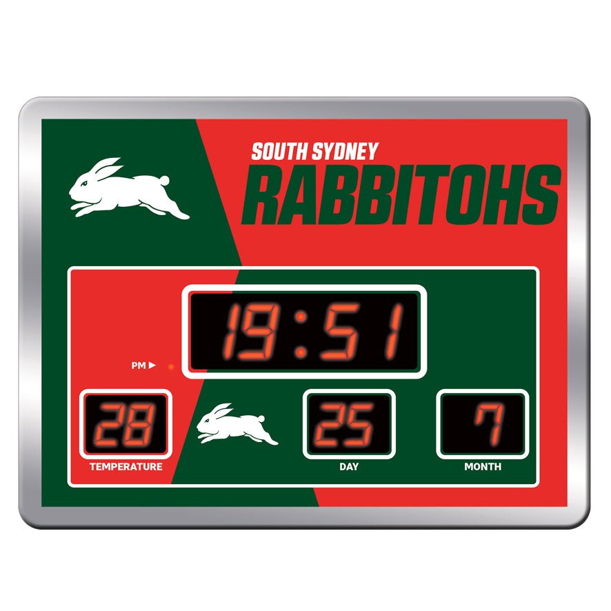 South Sydney Rabbitohs Scoreboard Clock