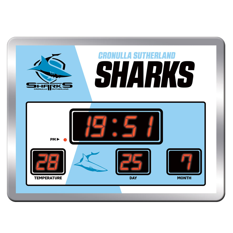 Cronulla Sharks Scoreboard Clock