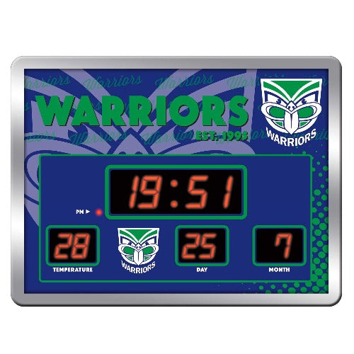 NZ Warriors Scoreboard Clock