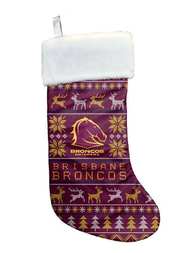 *PRE ORDER 22/11* Brisbane Broncos Christmas Stocking