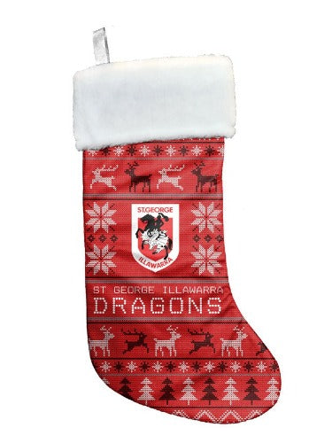 St George Illawarra Dragons Christmas Stocking