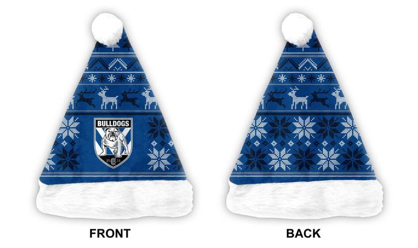 Canterbury Bulldogs Santa Hat