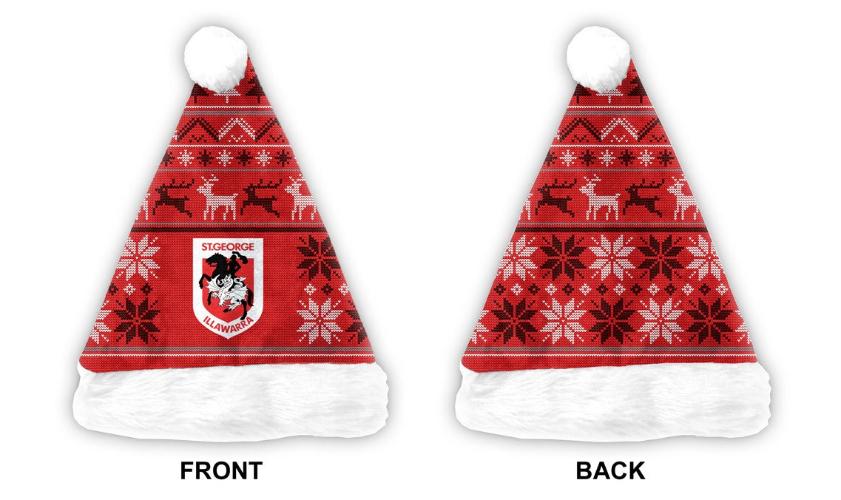 St George Illawarra Dragons Santa Hat