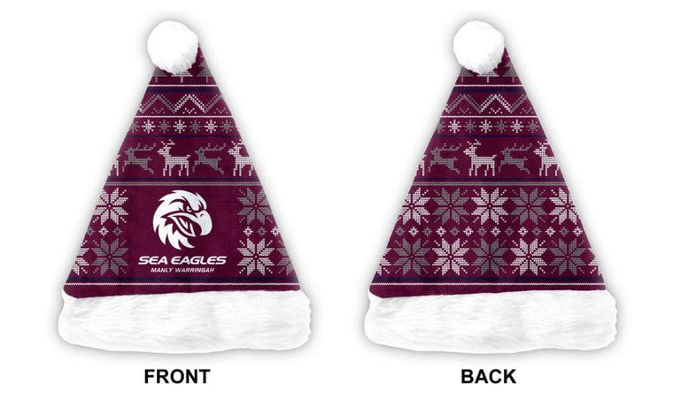 Manly Sea Eagles Santa Hat