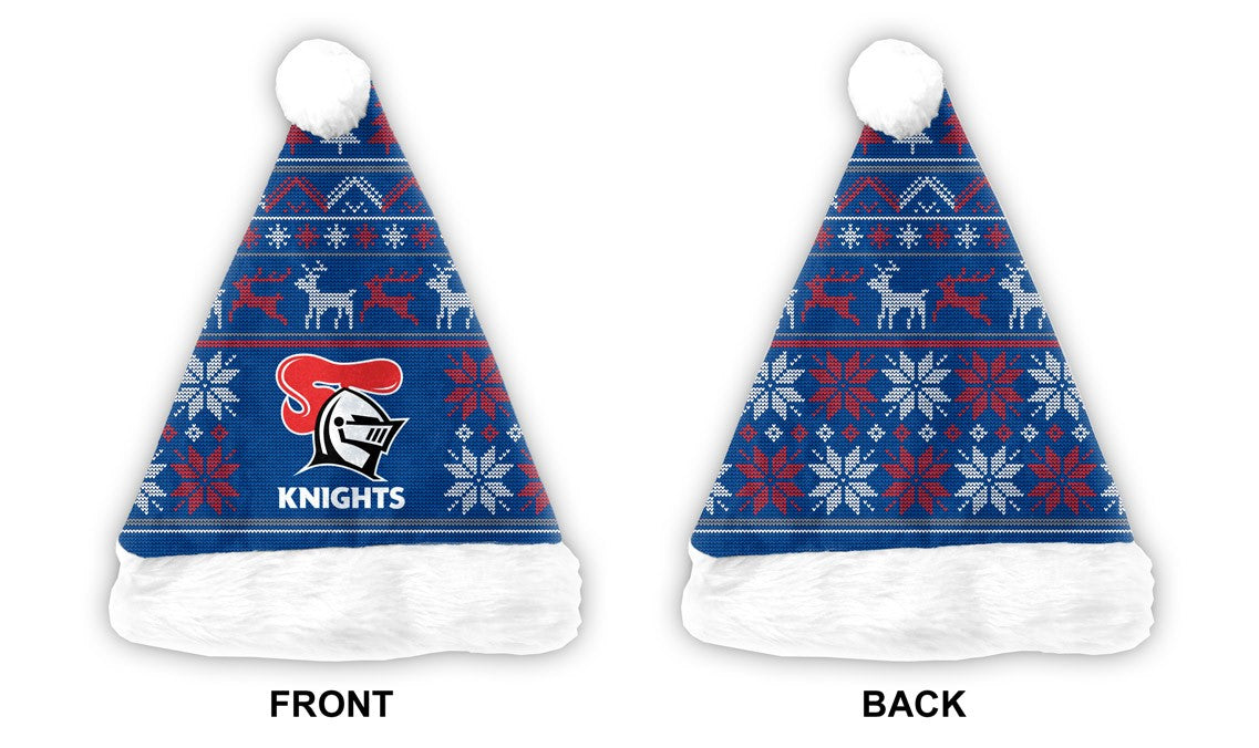 Newcastle Knights Santa Hat