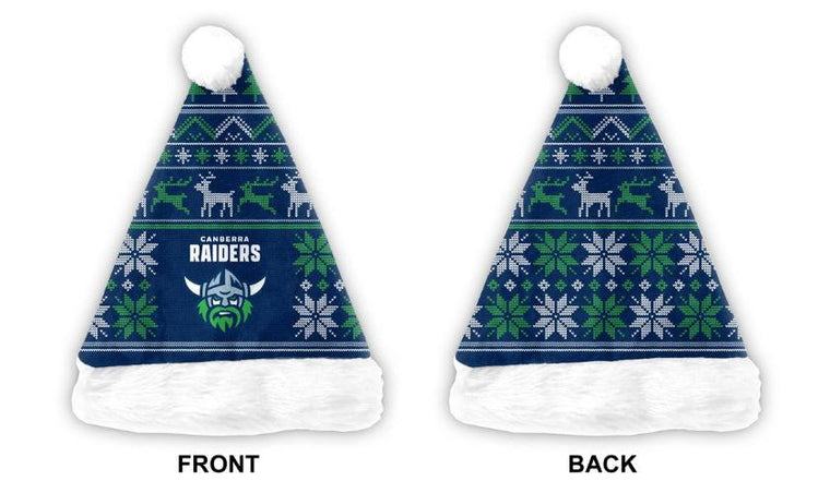 Canberra Raiders Santa Hat