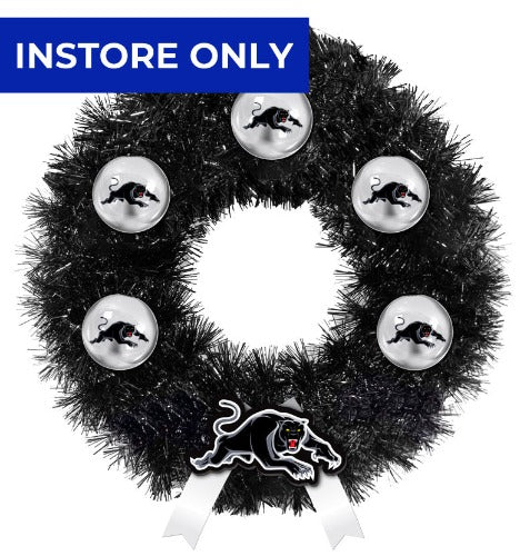 Penrith Panthers Christmas Wreath