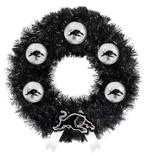 Penrith Panthers Christmas Wreath
