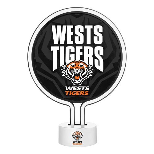 Wests Tigers Neon Light