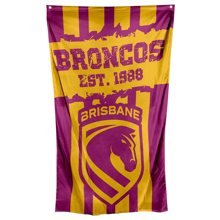 Brisbane Broncos Wall Flag