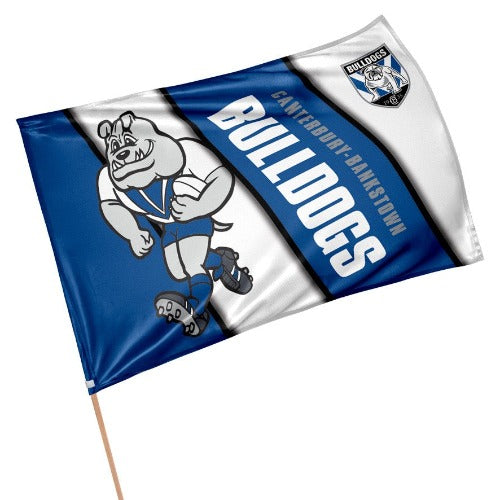 Canterbury Bulldogs Flag - Mascot