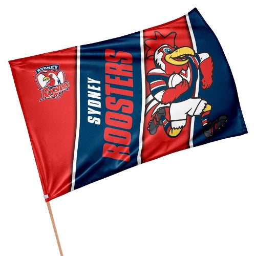 Sydney Roosters Flag - Mascot