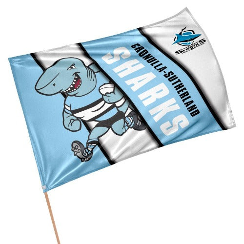 Cronulla Sharks Flag - Mascot