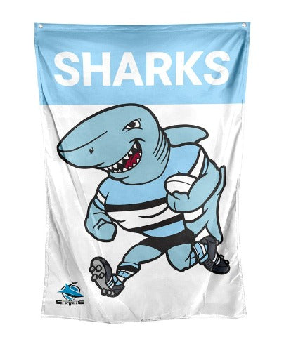 Cronulla Sharks Cape / Wall Flag - Mascot