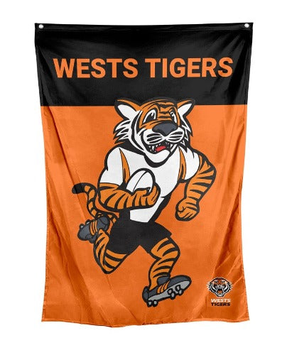 Wests Tigers Cape / Wall Flag - Mascot