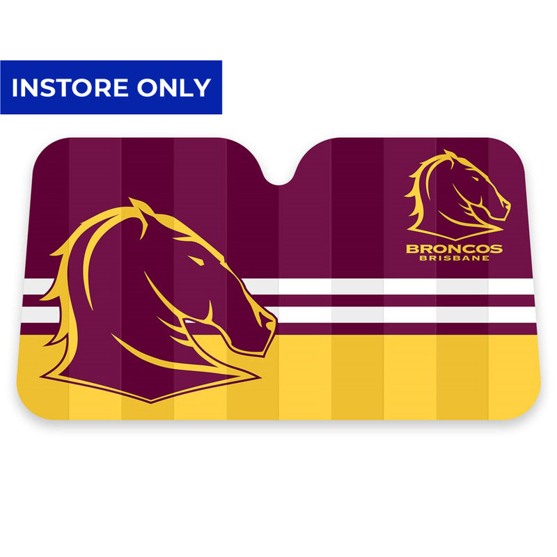 Brisbane Broncos Car Sunshade