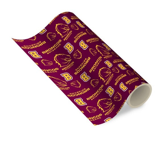 Brisbane Broncos Wrapping Paper