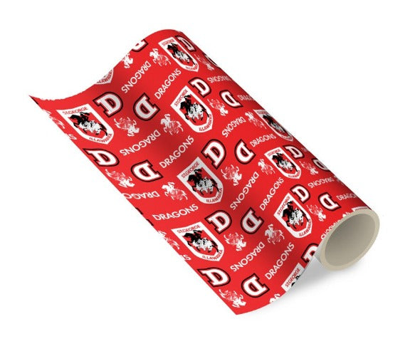 St George Illawarra Dragons Wrapping Paper